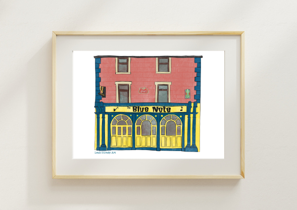The Blue Note, Galway Print.