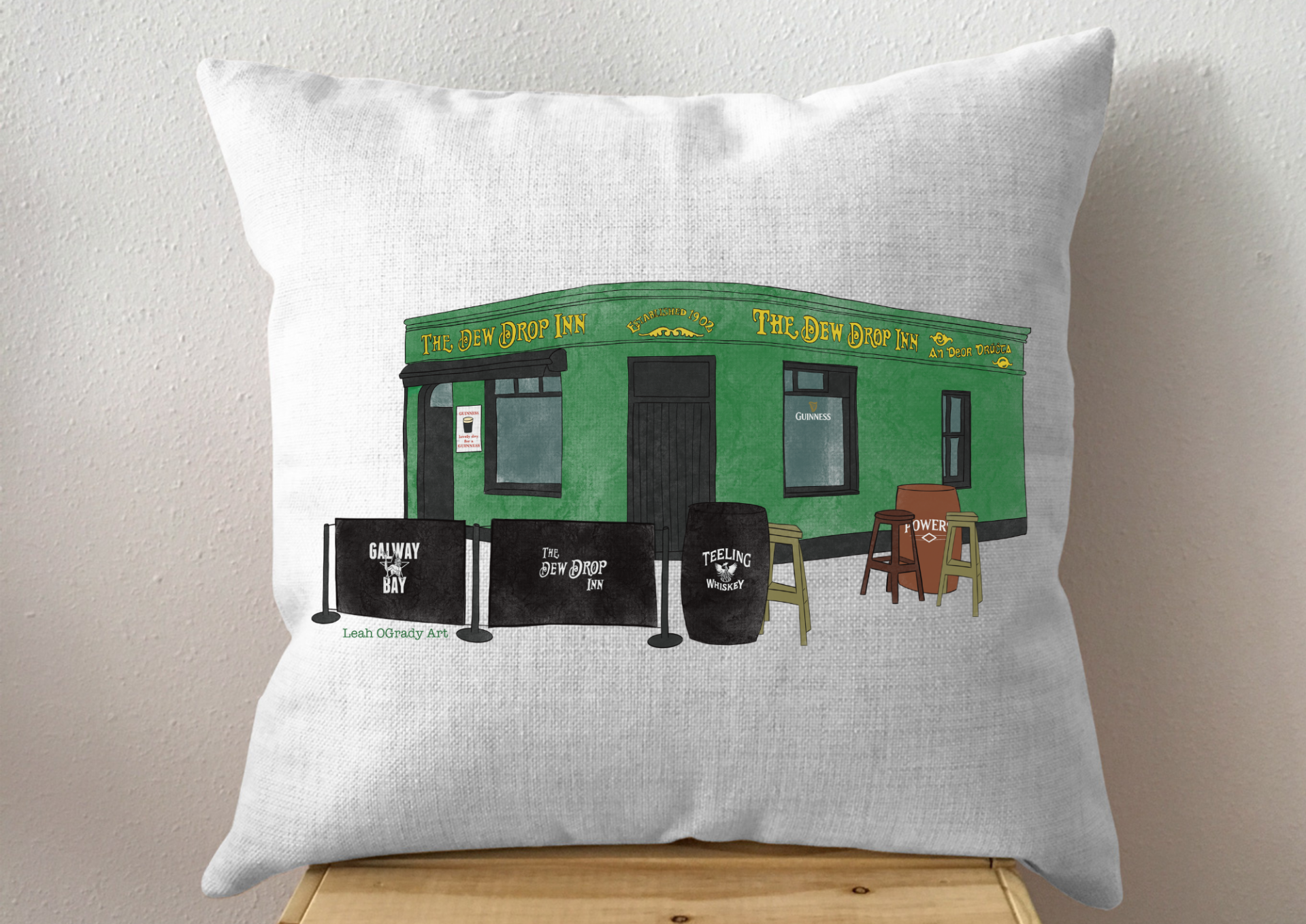 The Dew Drop Inn, Galway Cushion