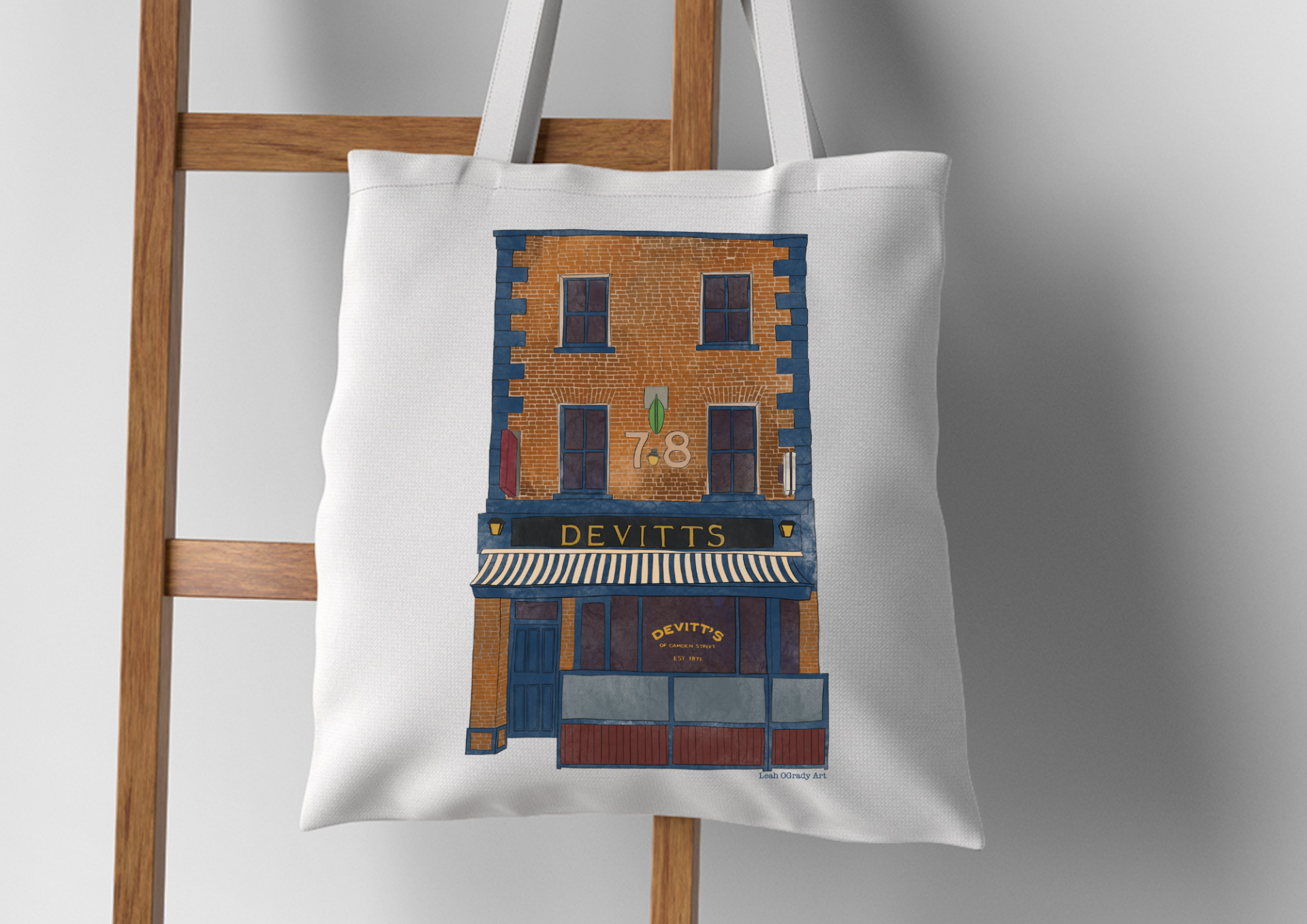 Devitts, Dublin Tote Bag