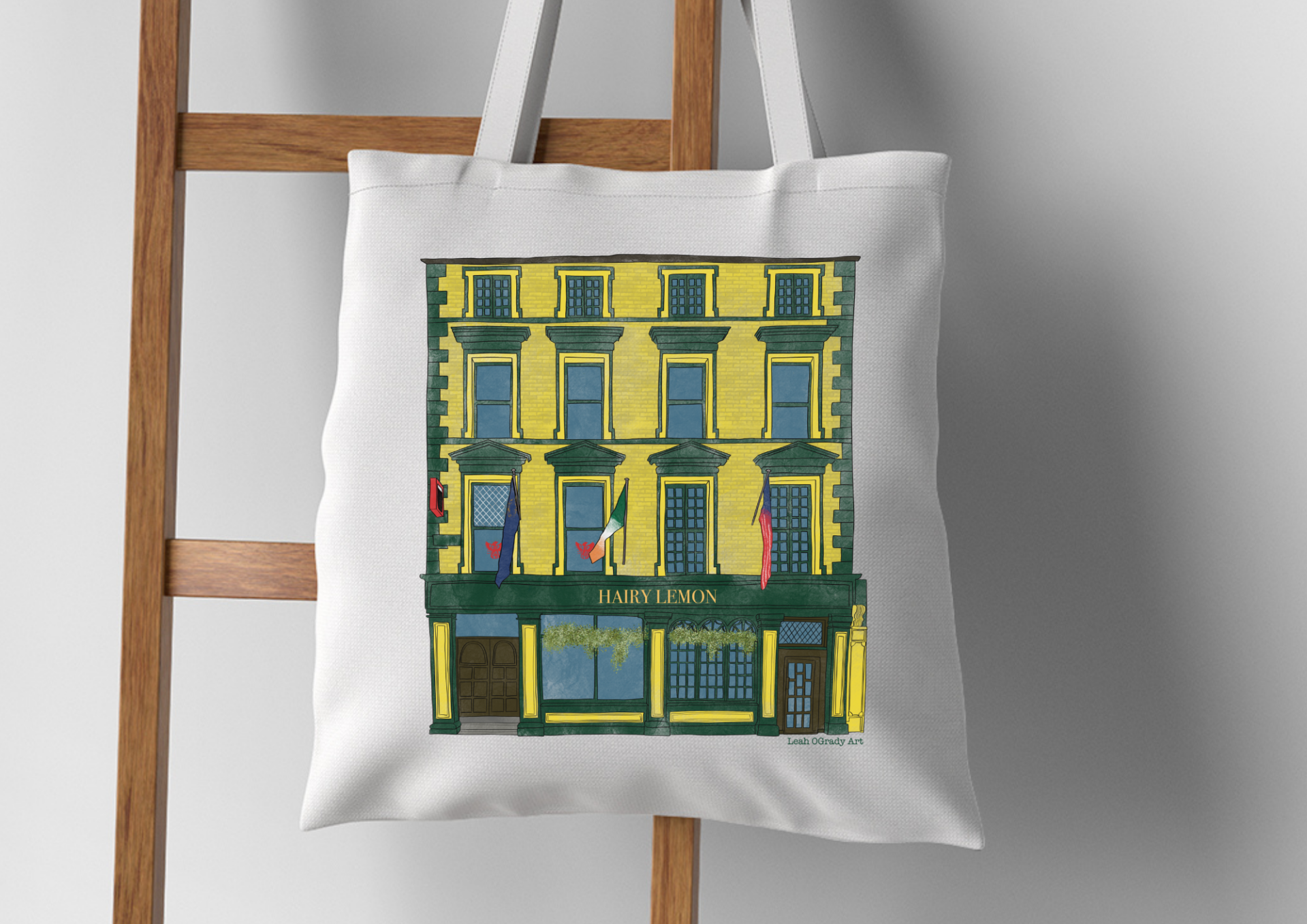 Hairy Lemon, Dublin Tote Bag