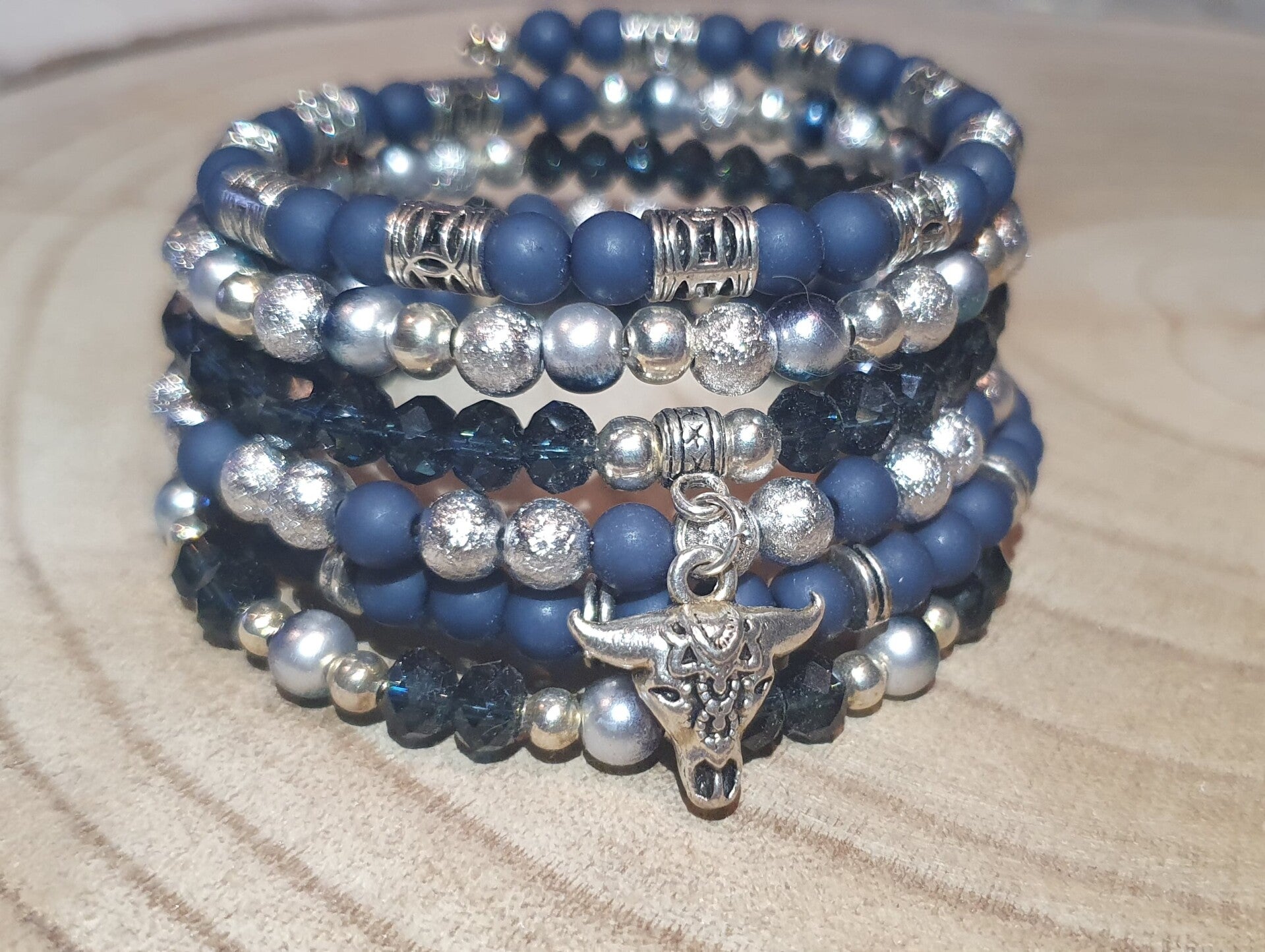 Armband ''Bull" Blue