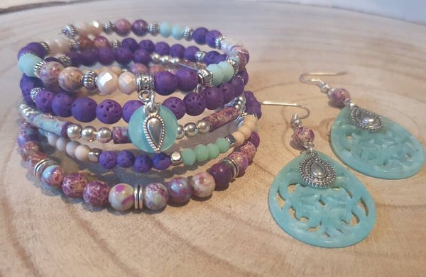 Set "Swirl Purple"