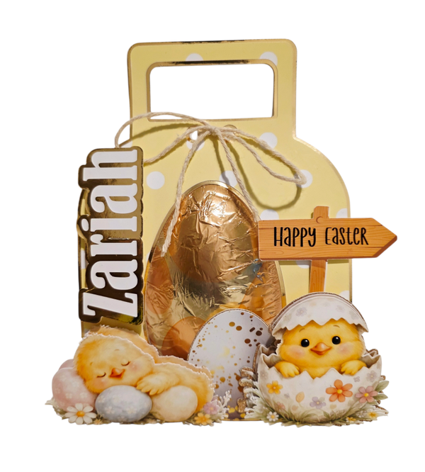 Personalised Easter Chic Egg holder