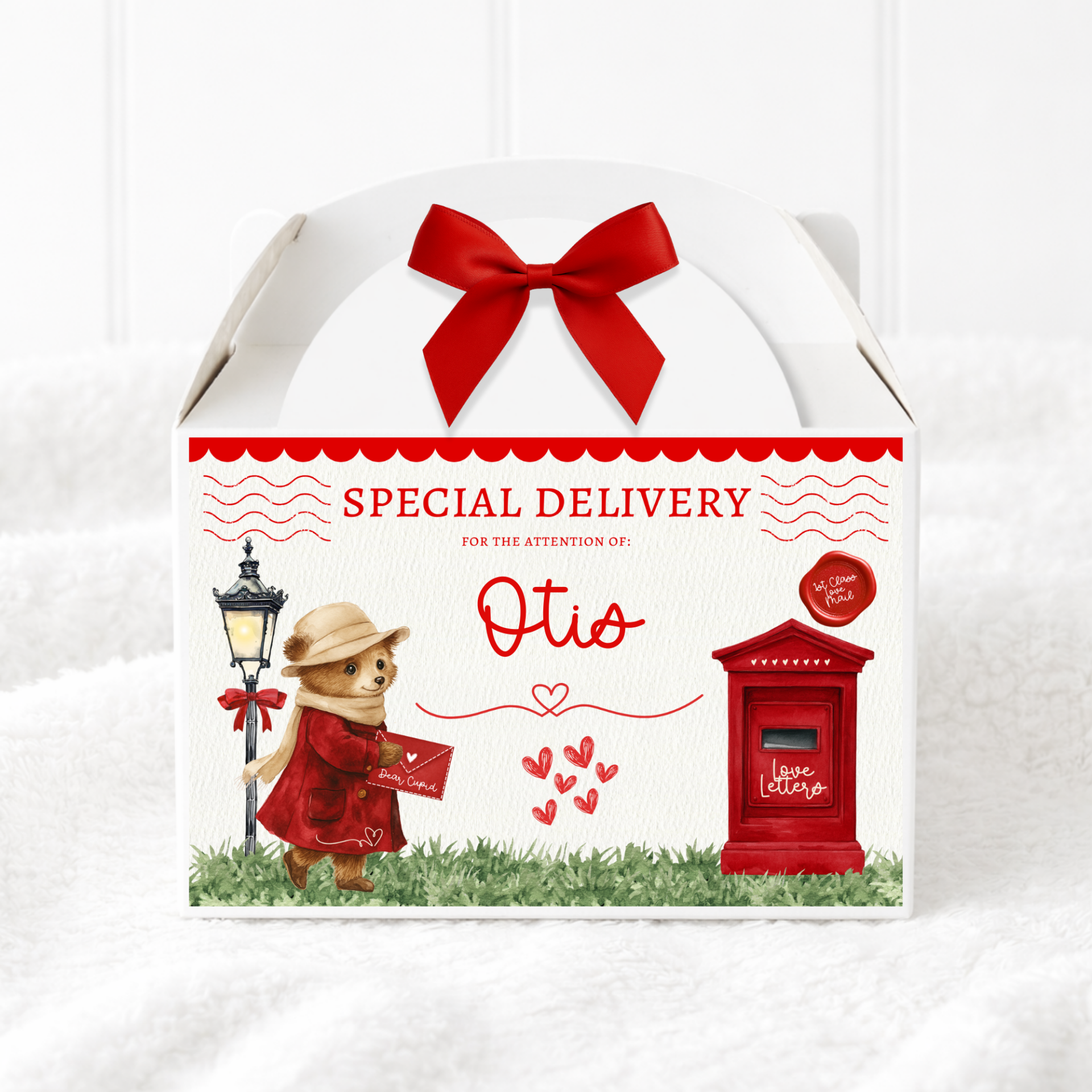 Personalised Valentine’s Day Gift Box – Fill with Your Own Treats & Surprises
