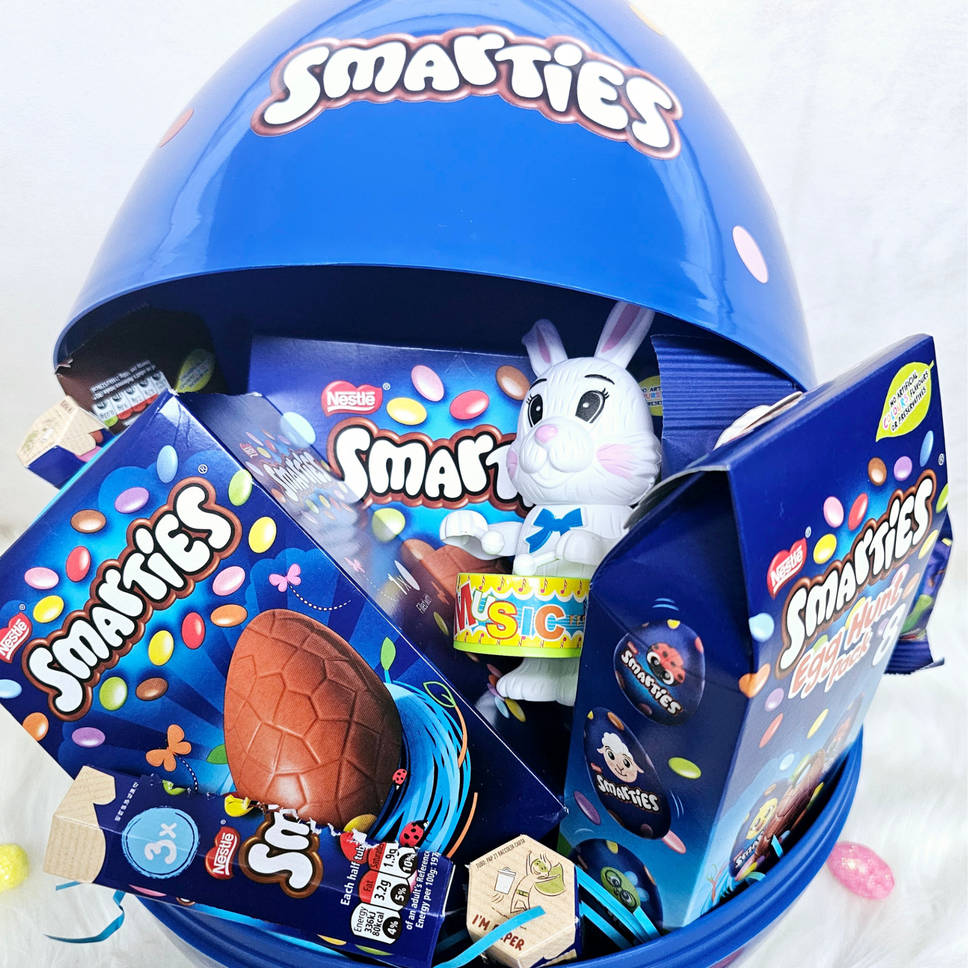 Personalised Extra Large Cadburys Smarties pre-filled  Easter Egg