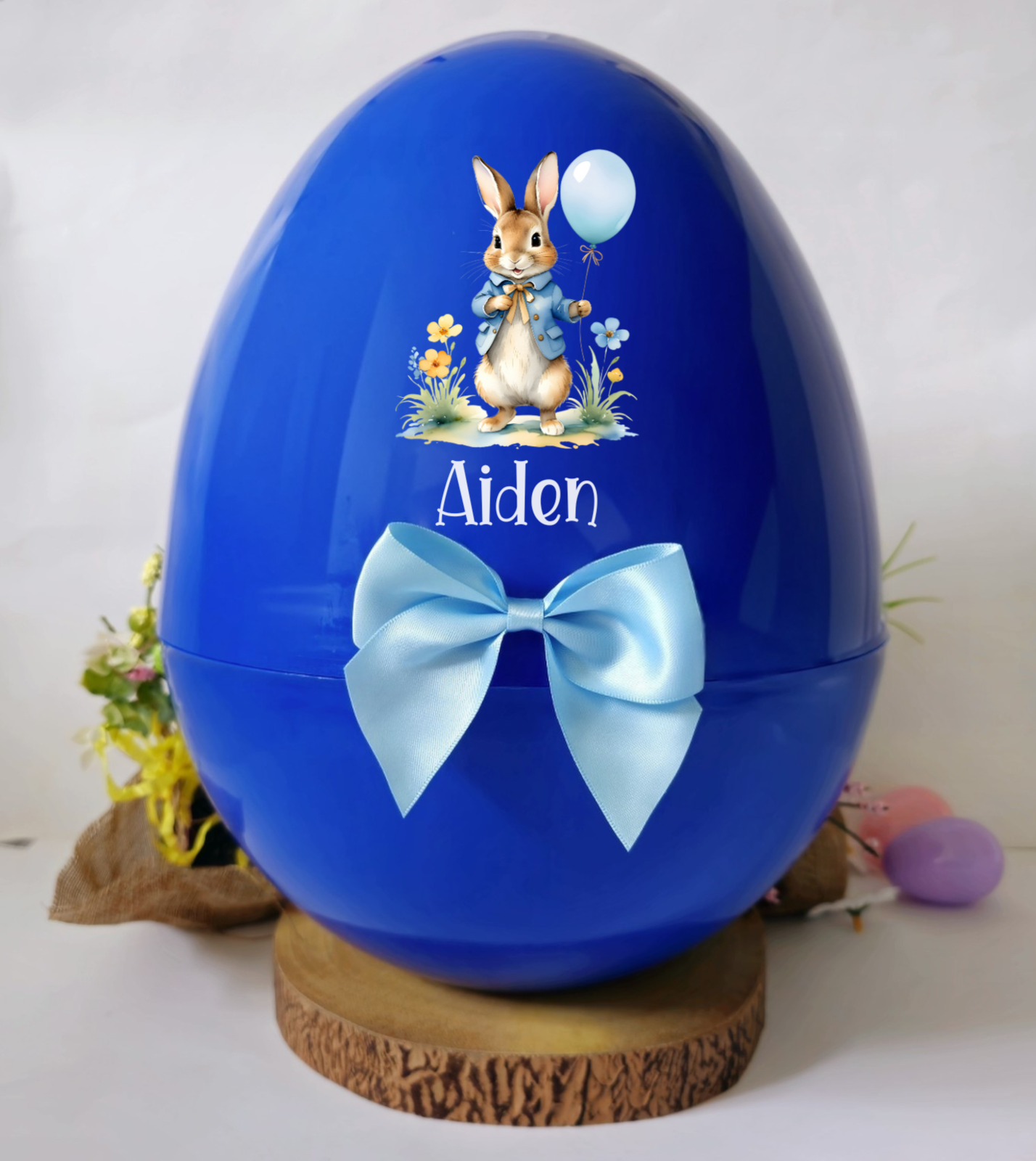 Easter Rabbit  Extra Large Personalised egg