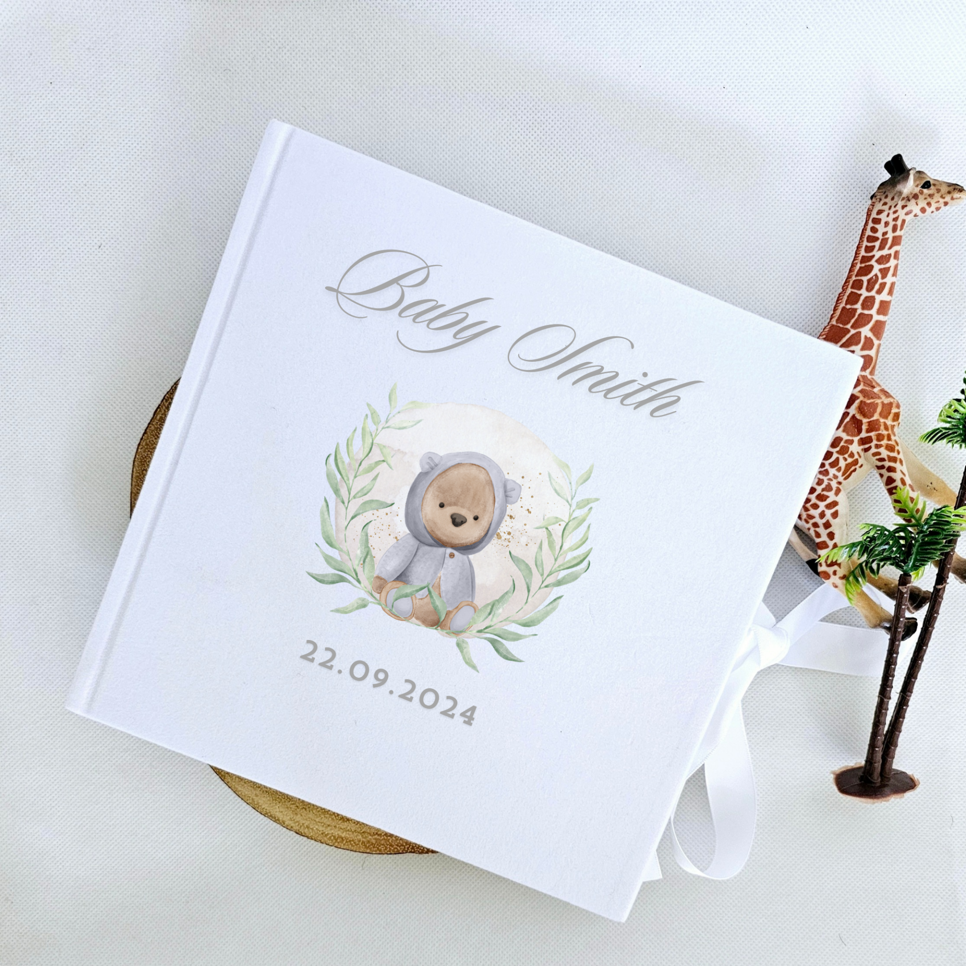 Personalised "Welcome to the World" New Baby Memory Keepsake Book