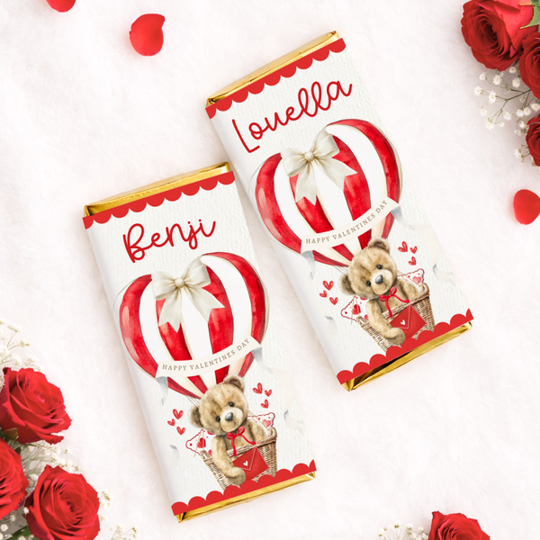 Personalised Valentines Day Galaxy  Chocolate Bar