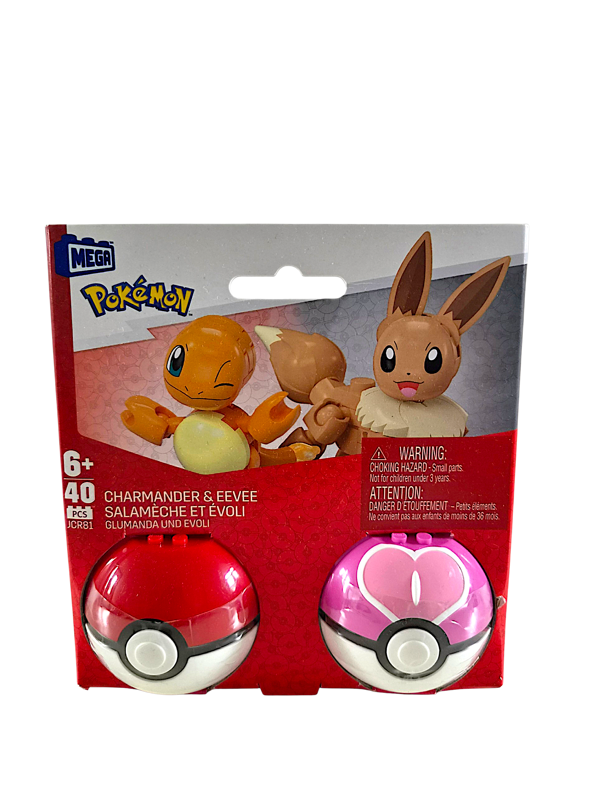 MEGA Pokémon Charmander en Eevee