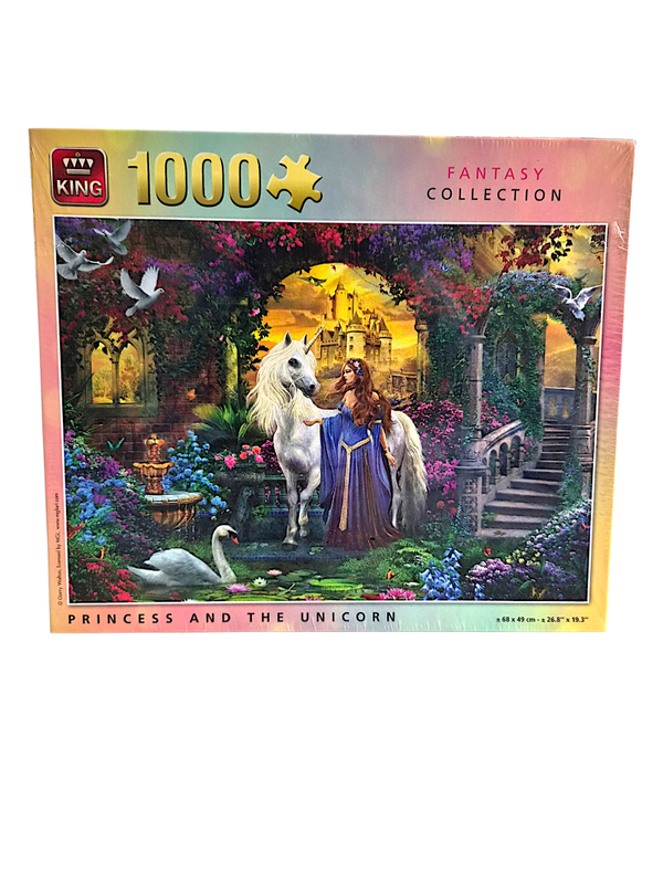 King Princess and the Unicorn Puzzel - 1000 stukjes
