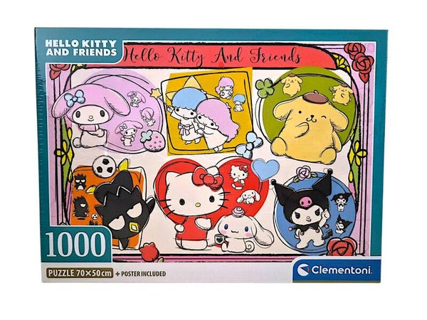 Clementoni Hello Kitty puzzel - 1000 stukjes