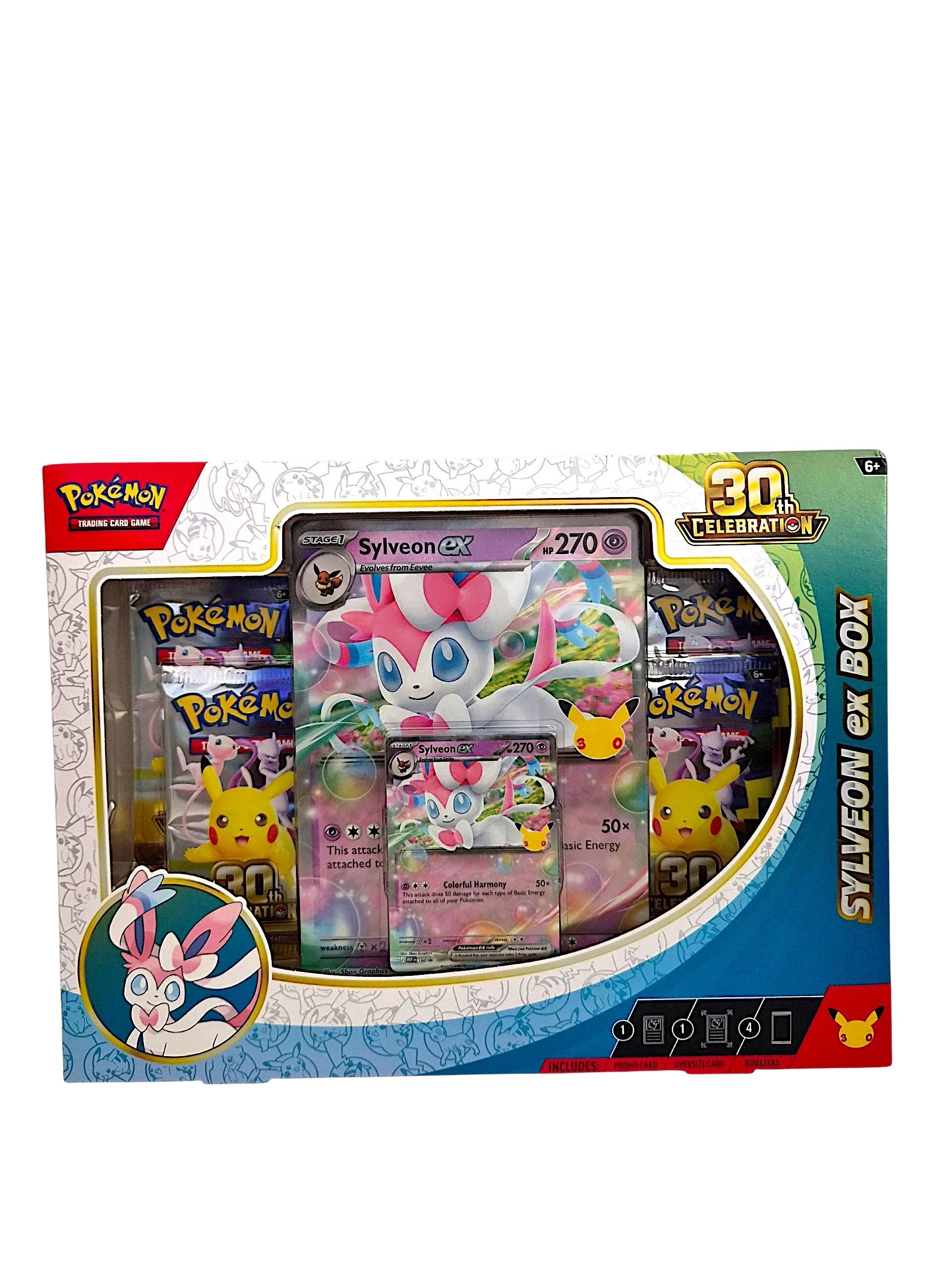 Pokémon 30th Celebration Sylveon ex Box