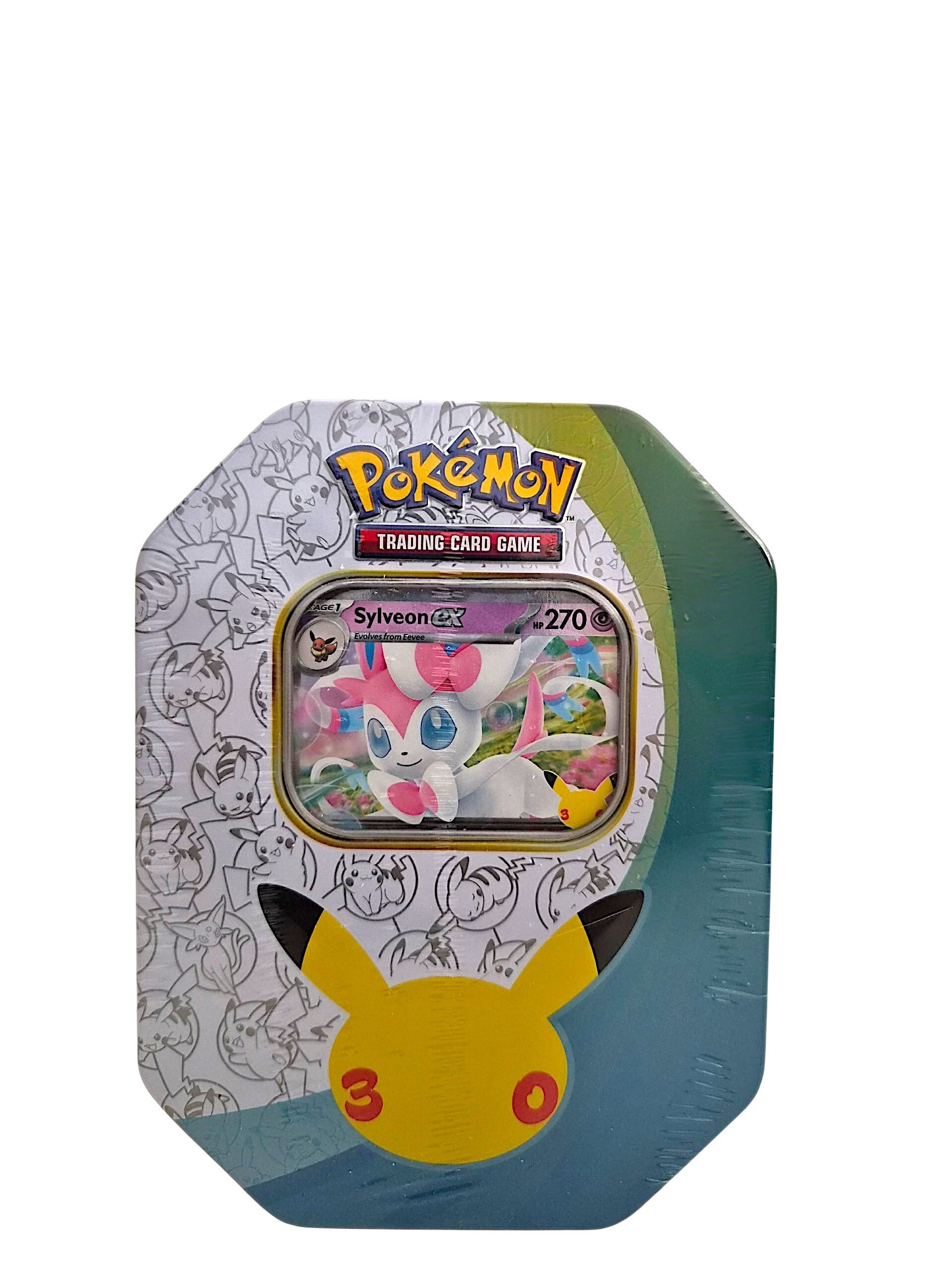Pokémon 30th Celebration Sylveon ex Tin