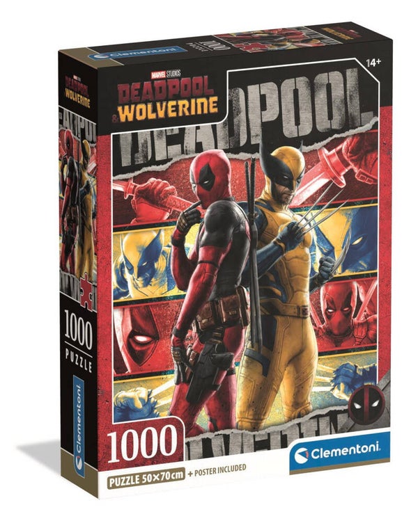 Clementoni Marvel Deadpool Puzzel - 1000 stukjes