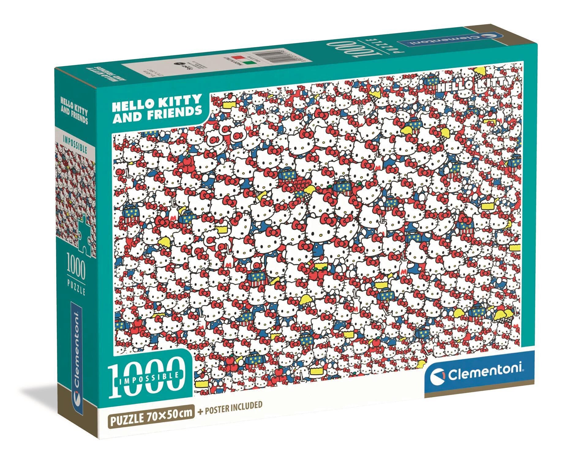 Clementoni Hello Kitty Puzzel – 1000 Stukjes
