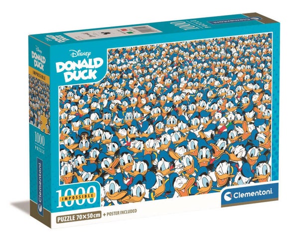 Clementoni Donald Duck Impossible Puzzel - 1000 stukjes