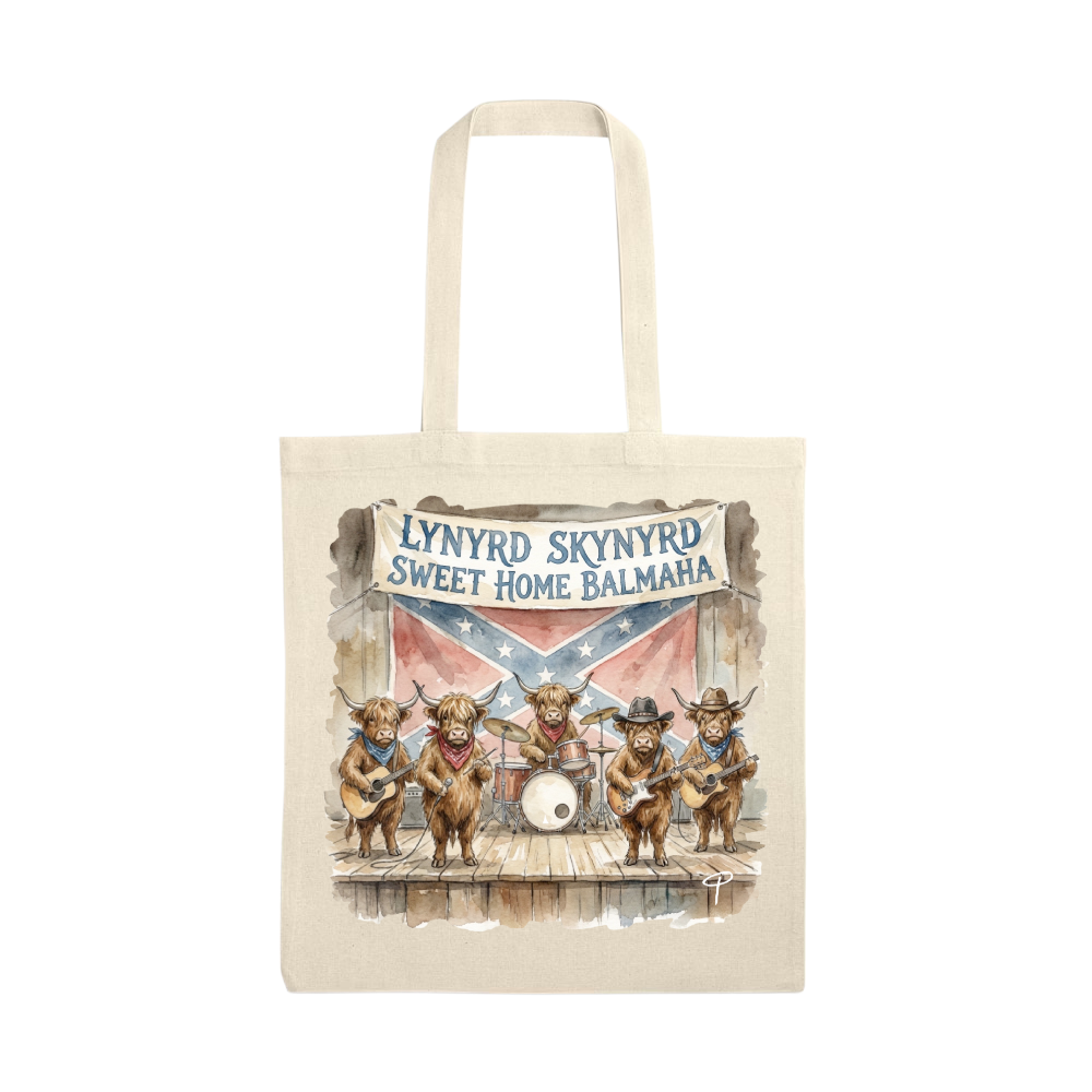 Highland cow tote bag' Sweet Home Balmaha'