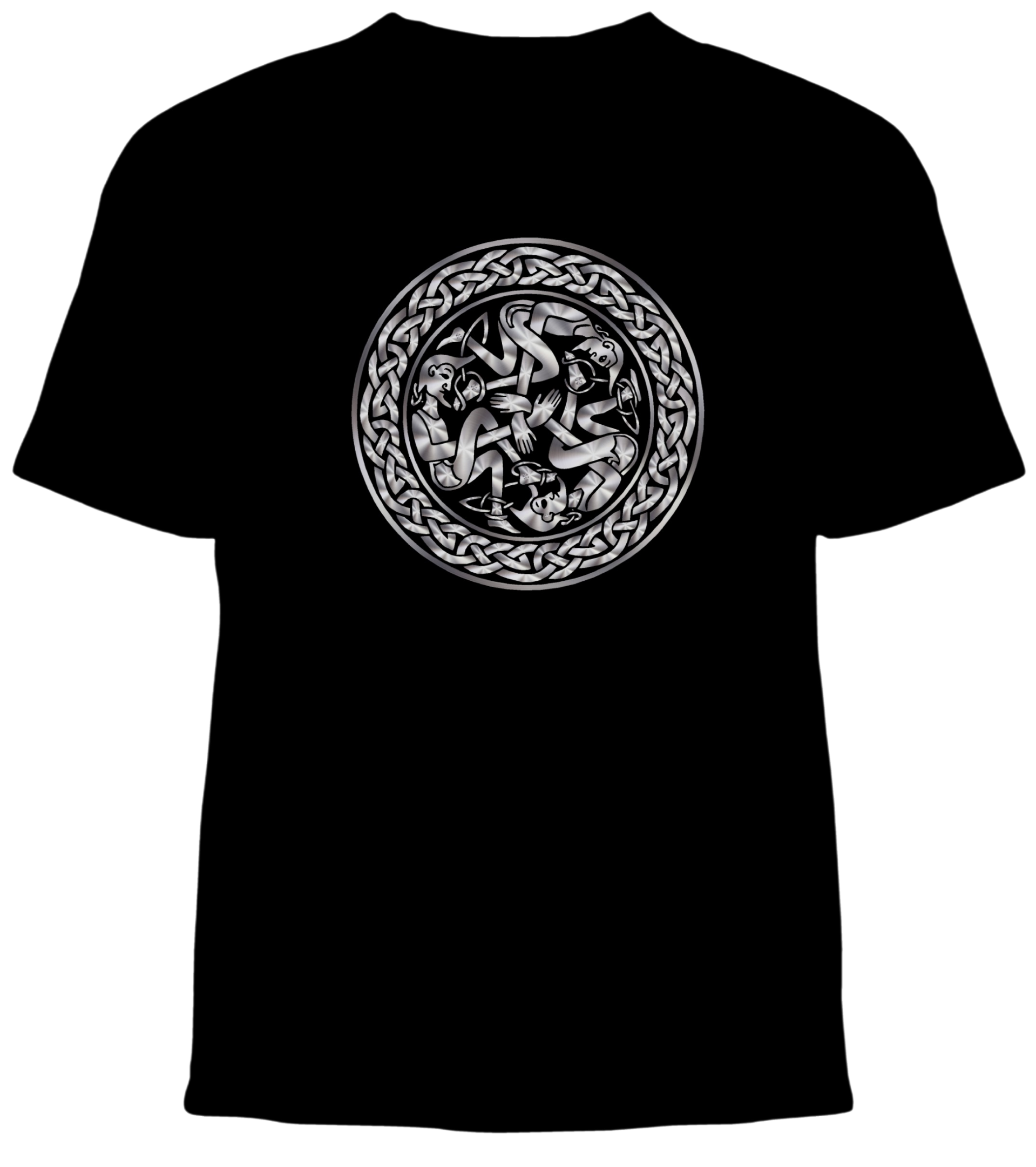 Celtic t shirt Beard pullers border