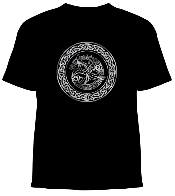Celtic t shirt Dragon border