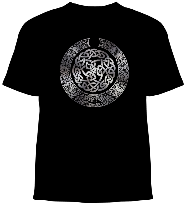 Celtic t shirt knotwork torque