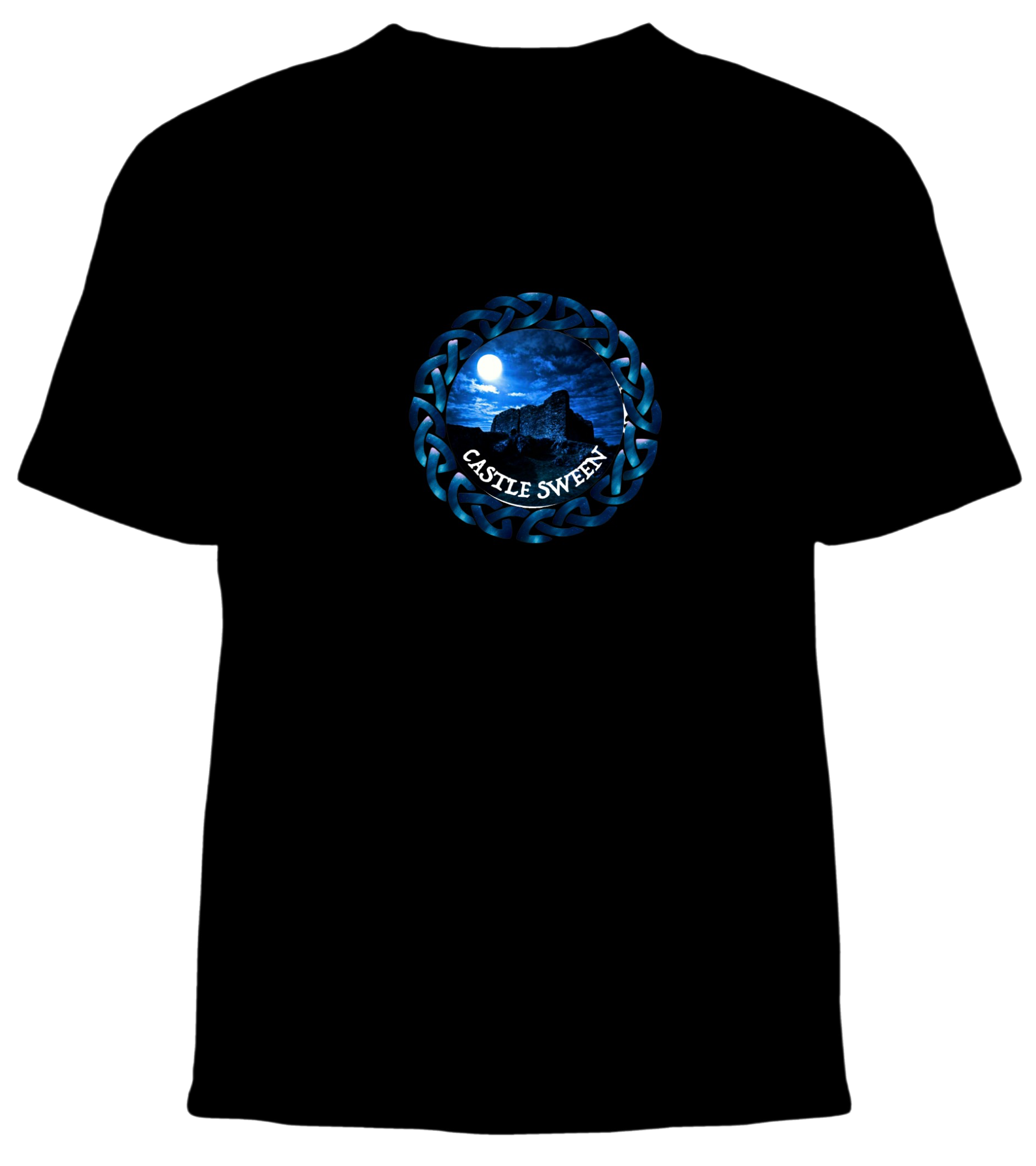 Castle Sween T shirt Celtic border large