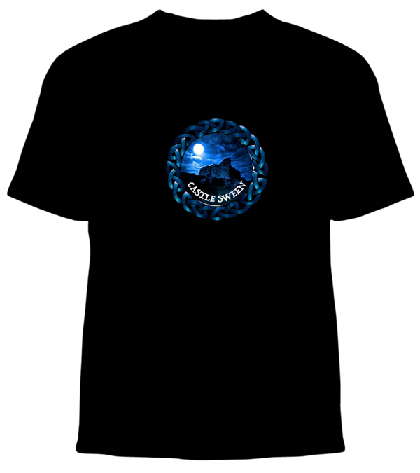 Castle Sween T shirt Celtic border large