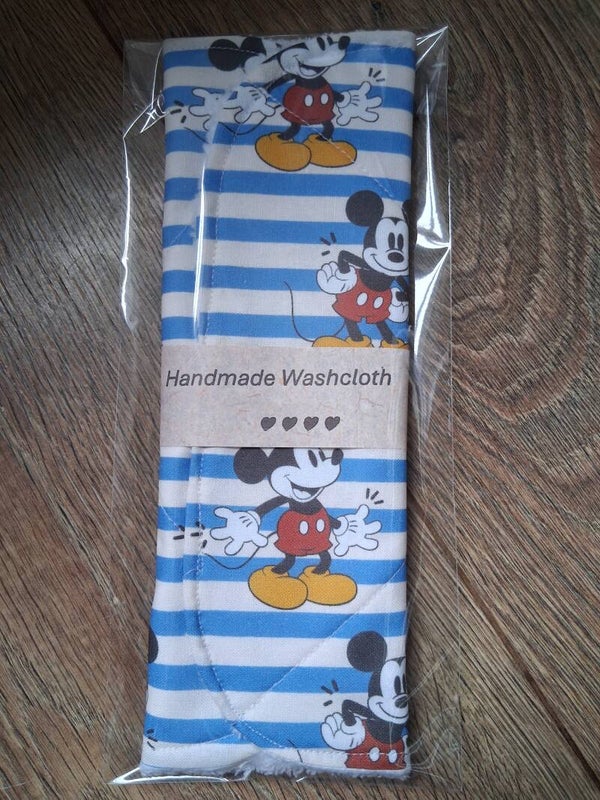 Handmade reusable washcloth