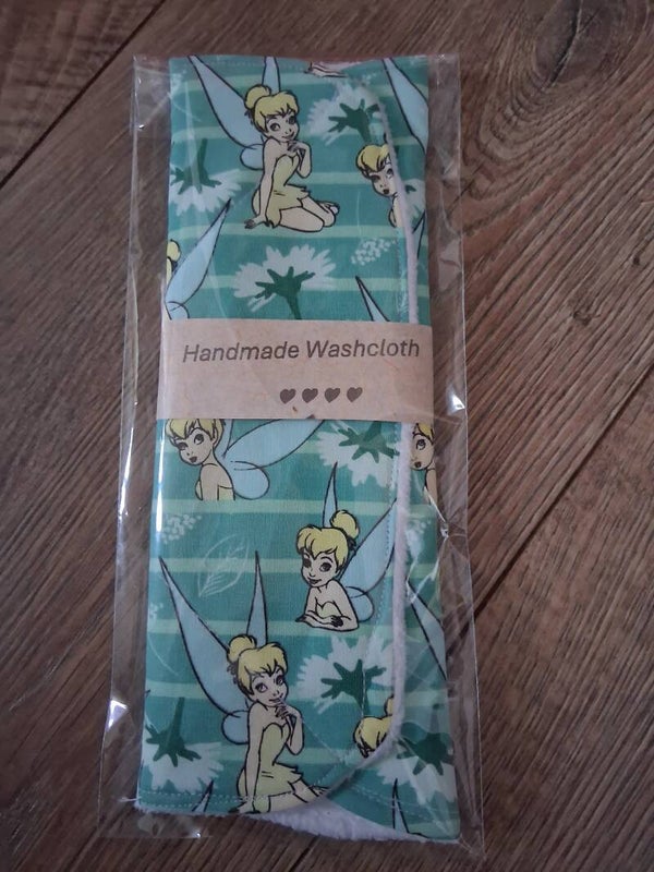Handmade reusable washcloth