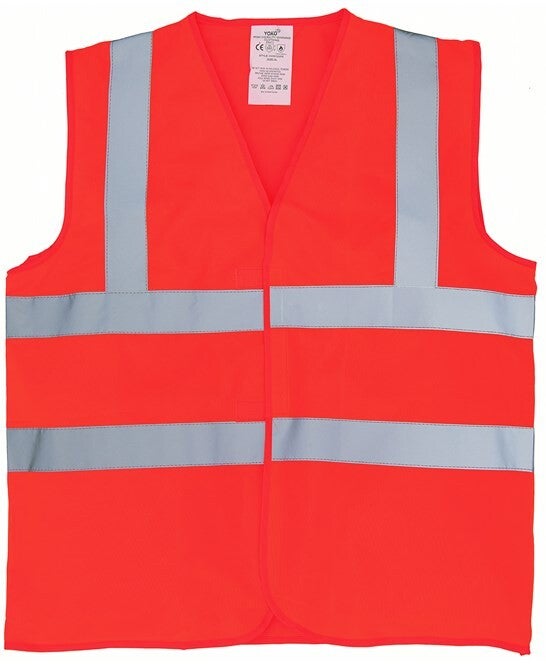 YK016 Flame-retardant hi-vis sleeveless waistcoat (HVW100FR)