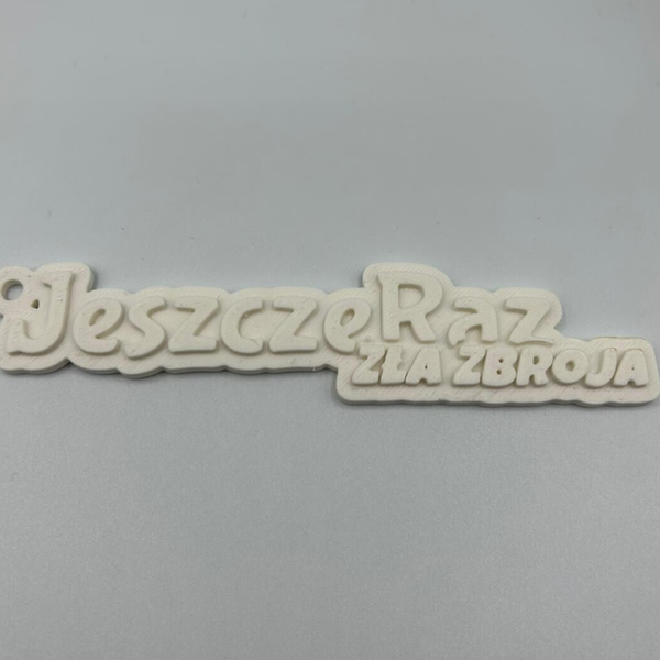 Brelok Jeszcze raz zła zbroja