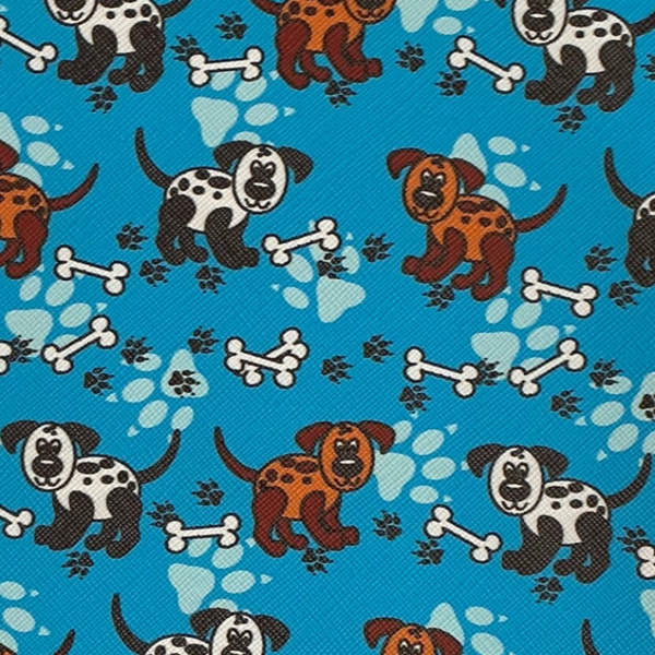 Dogs on Blue
