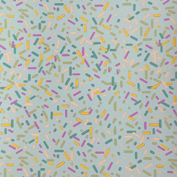 Sprinkles on Light Green
