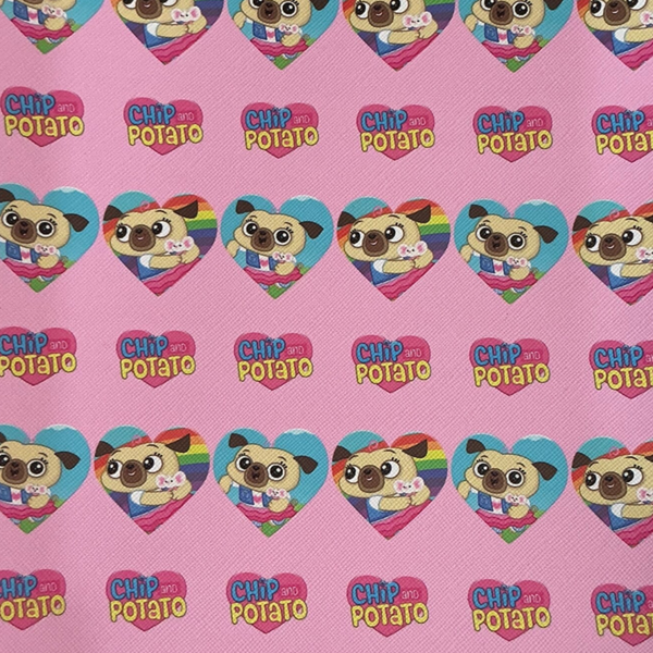 Chip and Potato on Pink