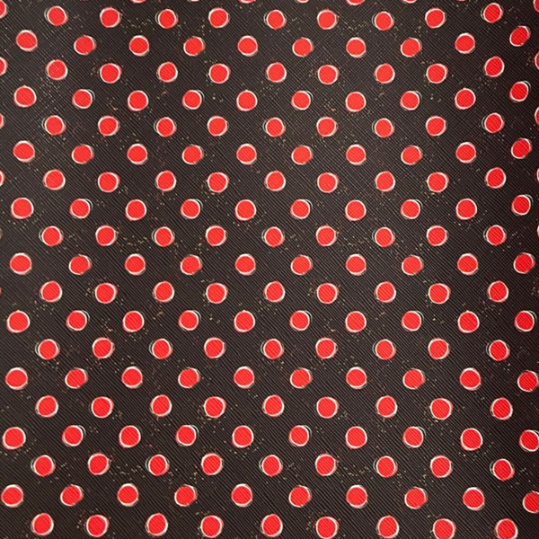 Red Spots on Black
