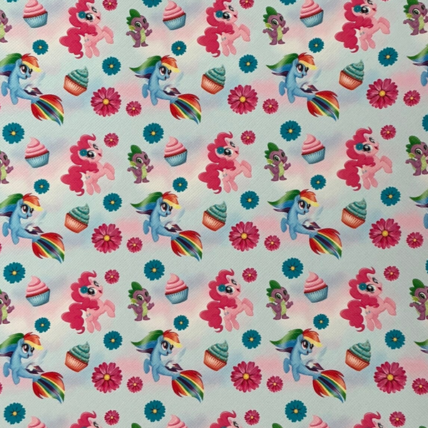 My Little Pony on Blue