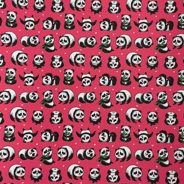 Panda on Pink
