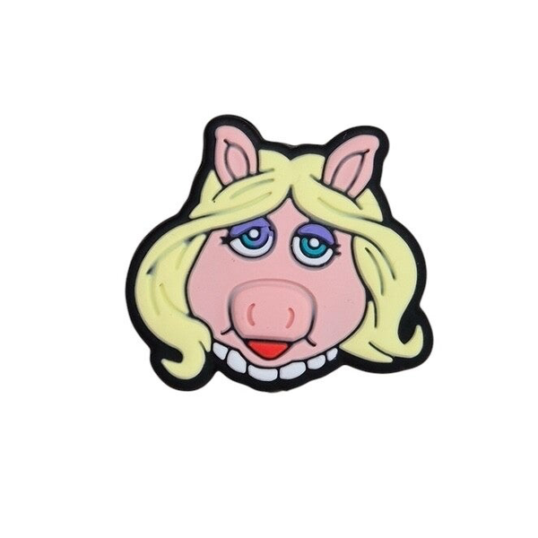 Miss Piggy Silicone Bead