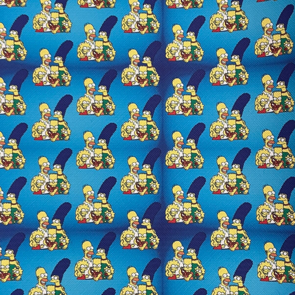 Simpsons on Blue