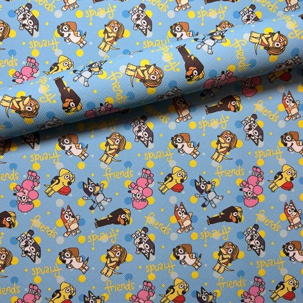 Blue Heeler with Friends