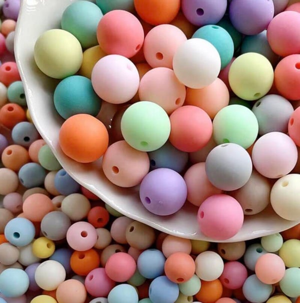 10mm Silicone Beads
