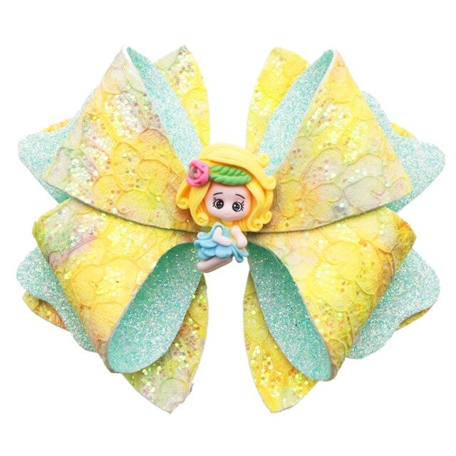 Fairy Double Sided Faux Leather DIY Hair Bow Kit