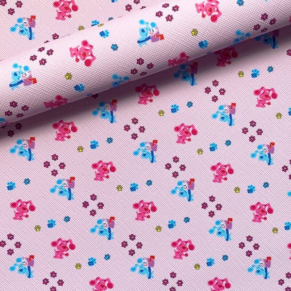 Blues Clues on Pink