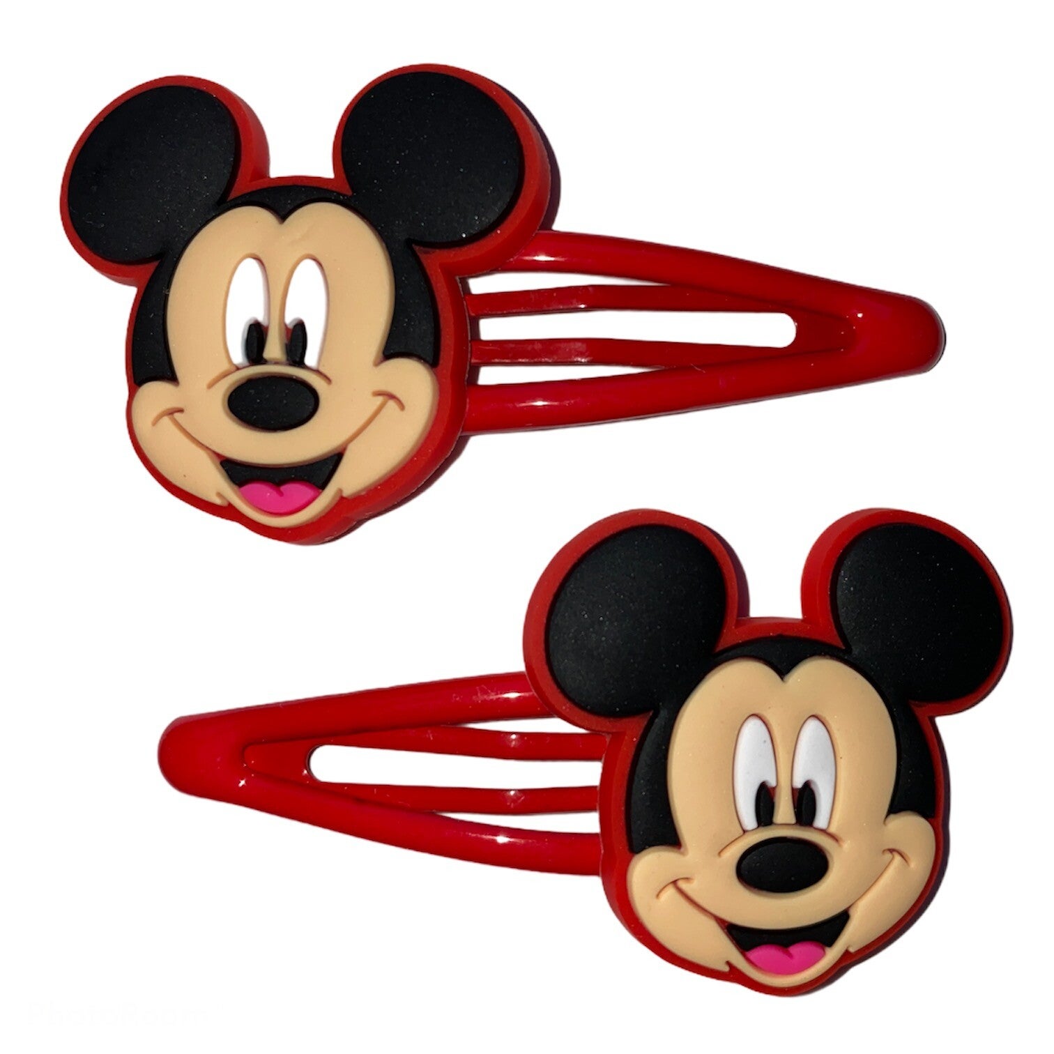 Mickey Mouse Snap Clips (Pair)