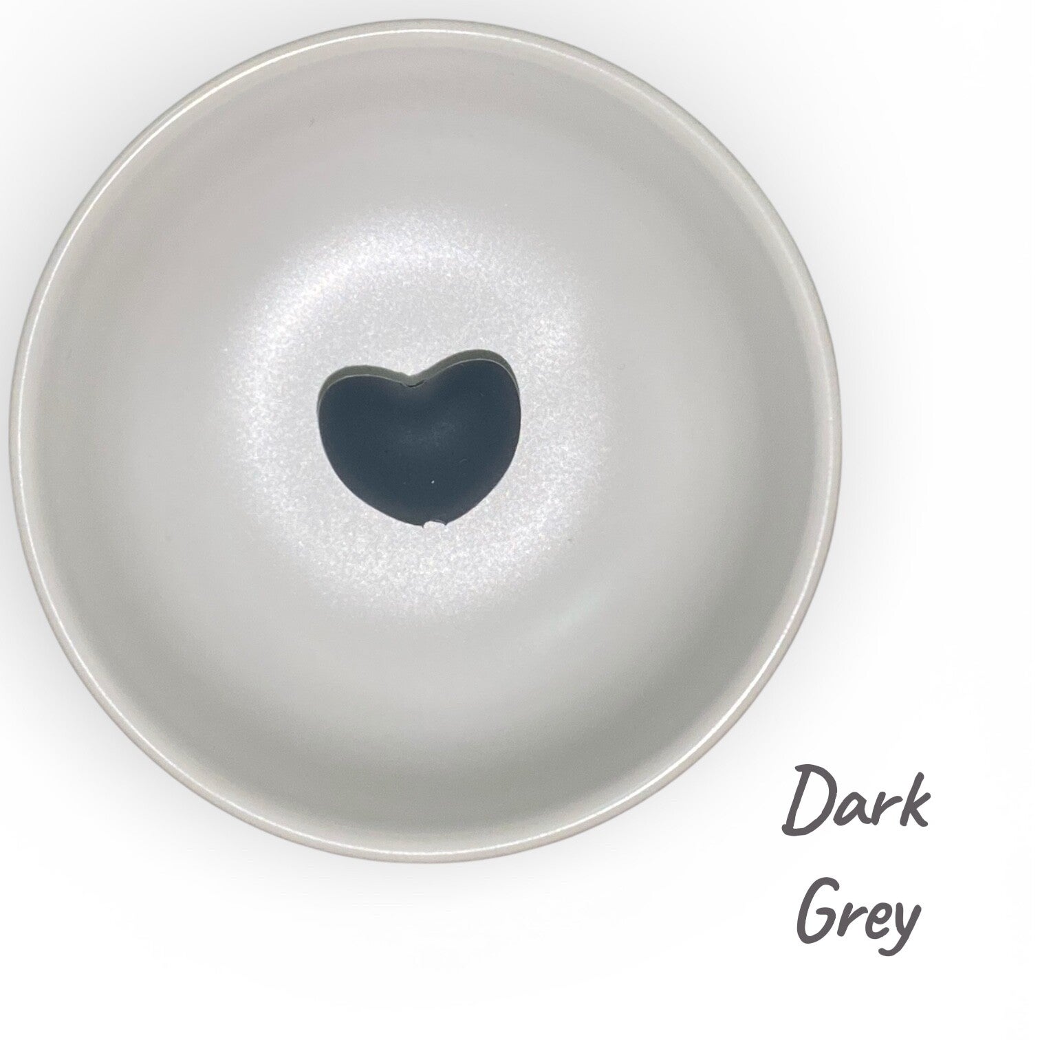 20mm Heart Silicone Bead