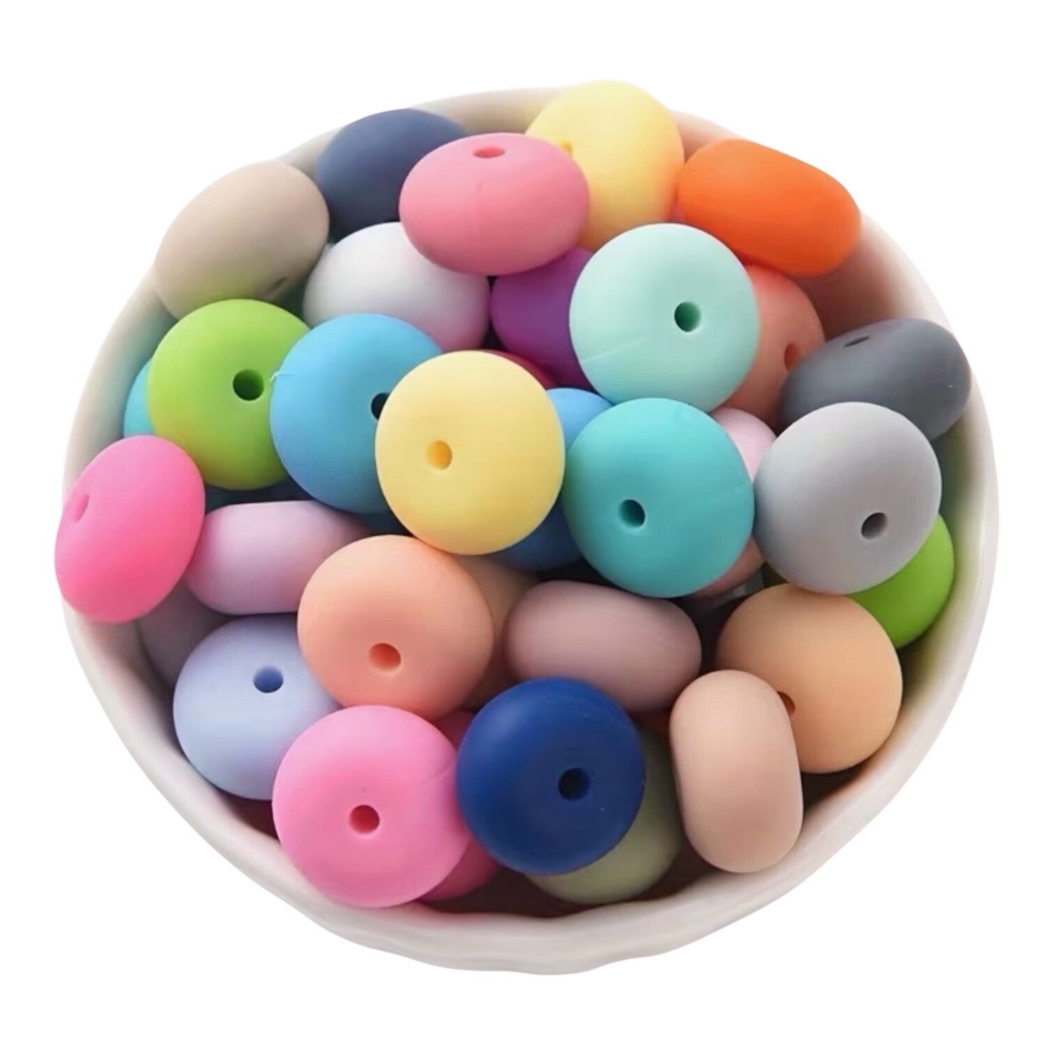12mm Abacus Silicone Bead