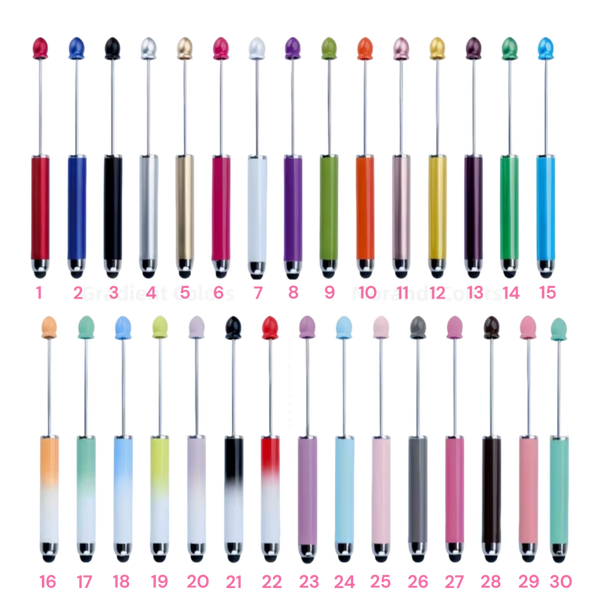 DIY Beaded Rubber Stylus