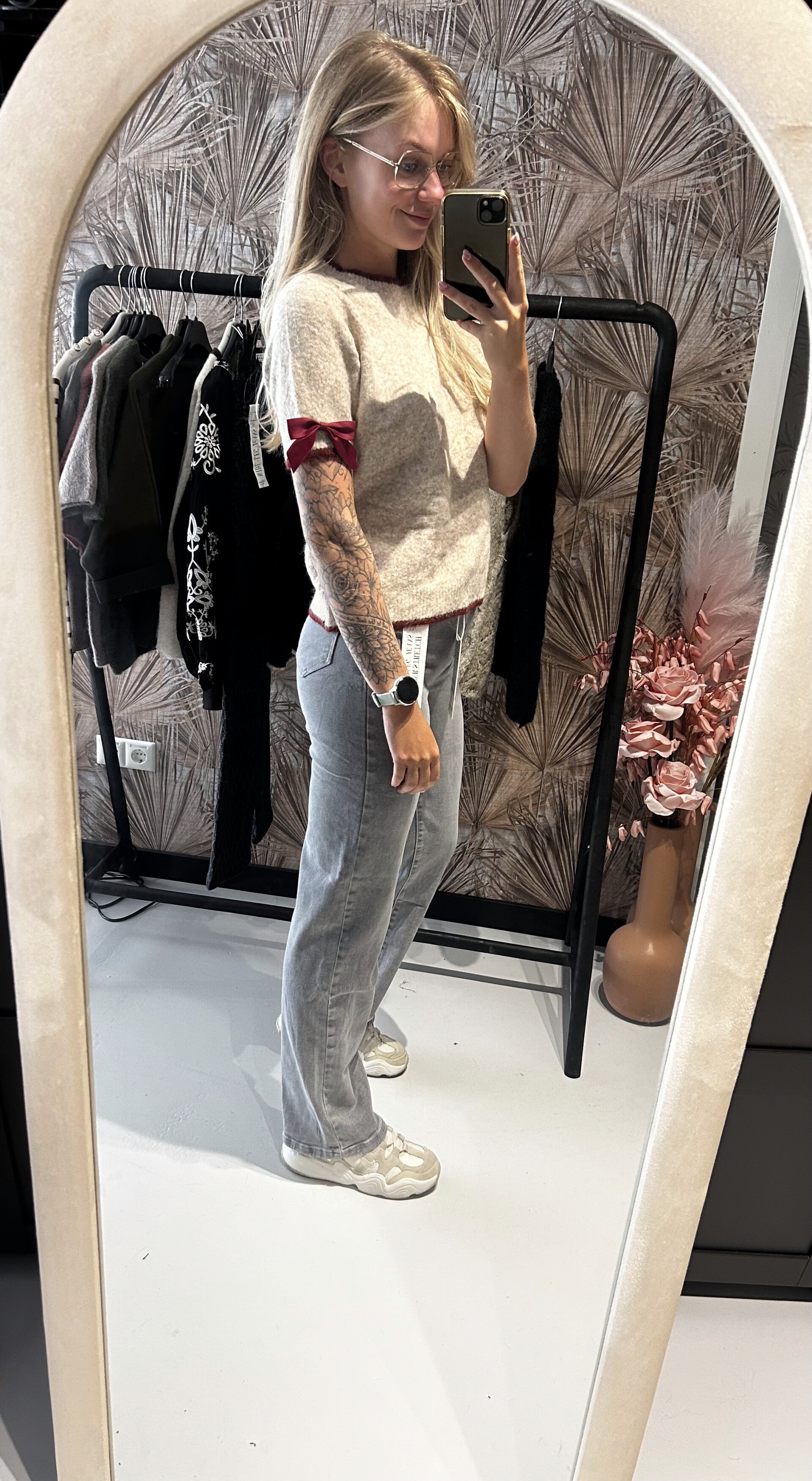 Truitje strik bordeaux