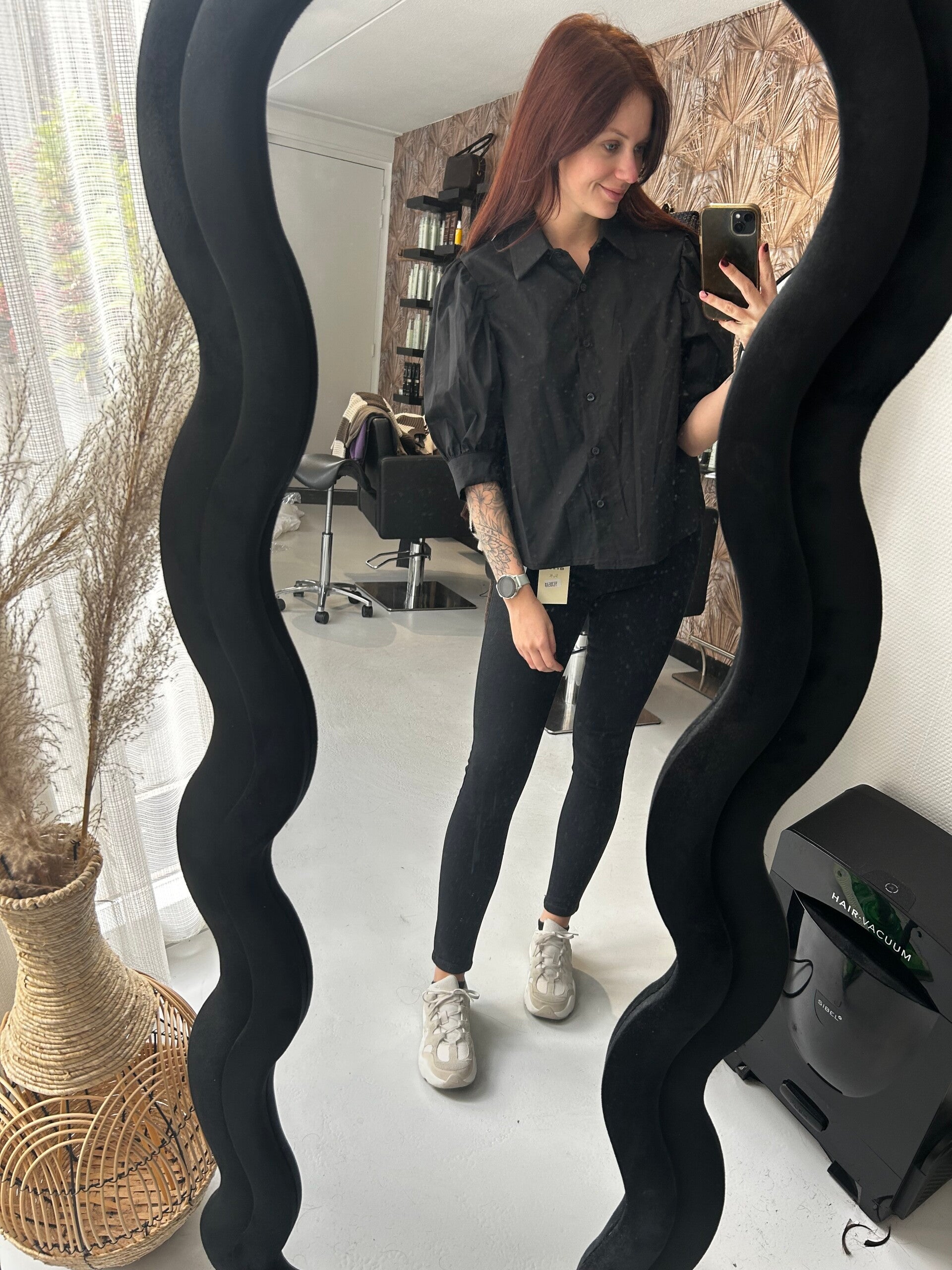 Ambika overhemd blouse zwart