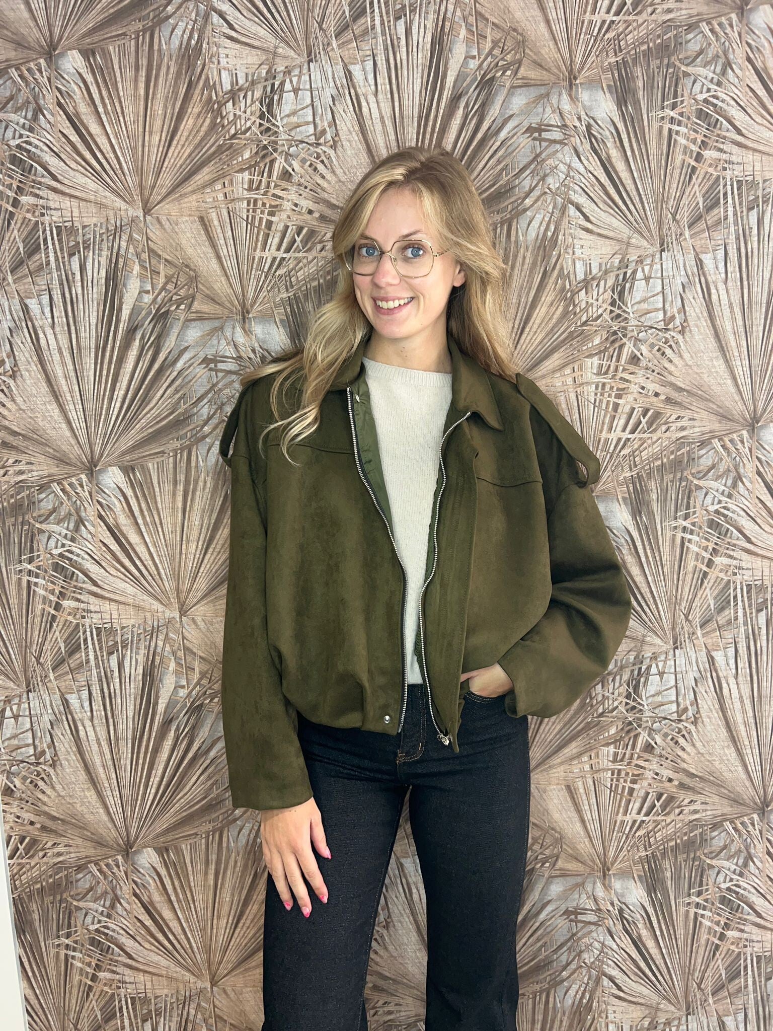 Bomber jack army green