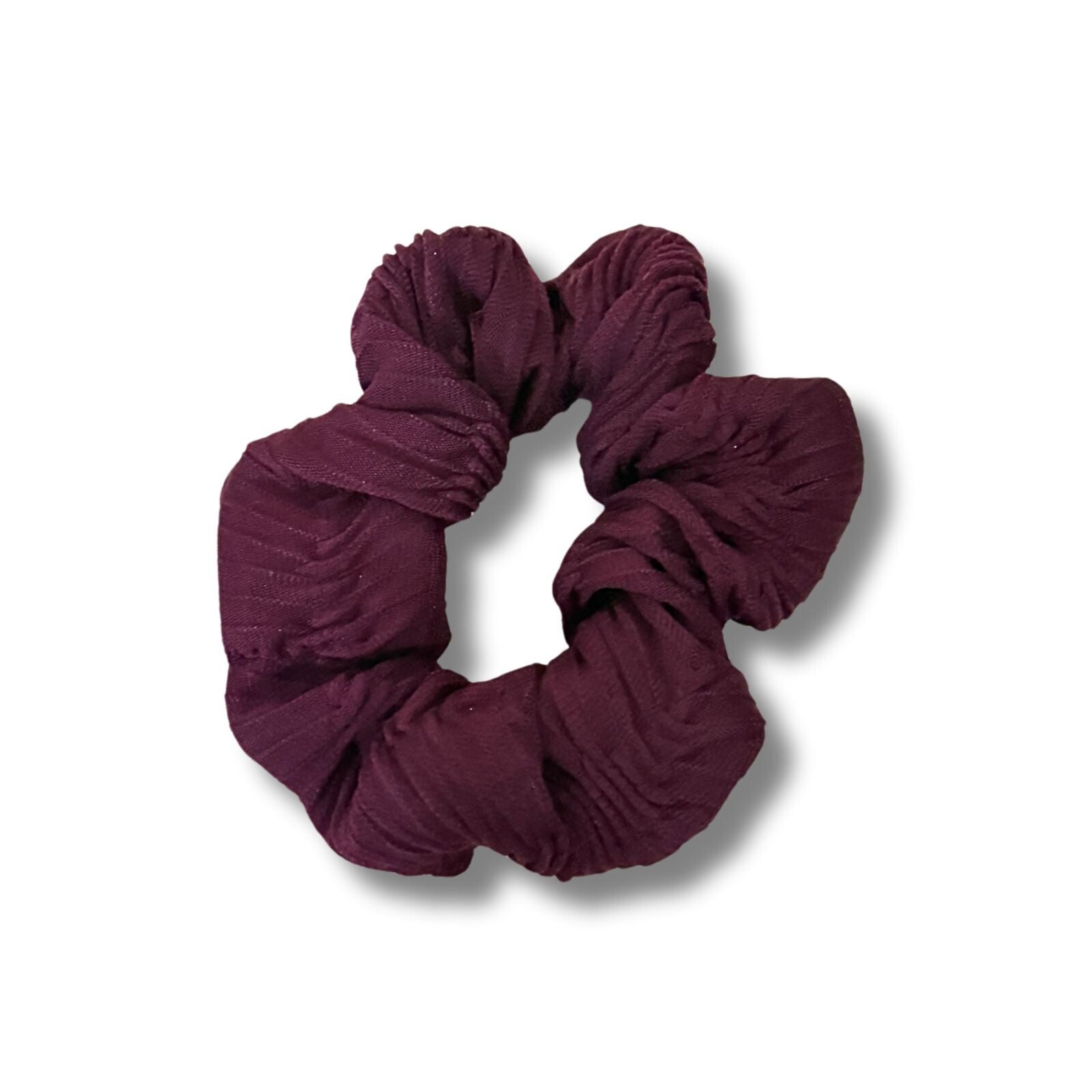 Scrunchie padded burgundy